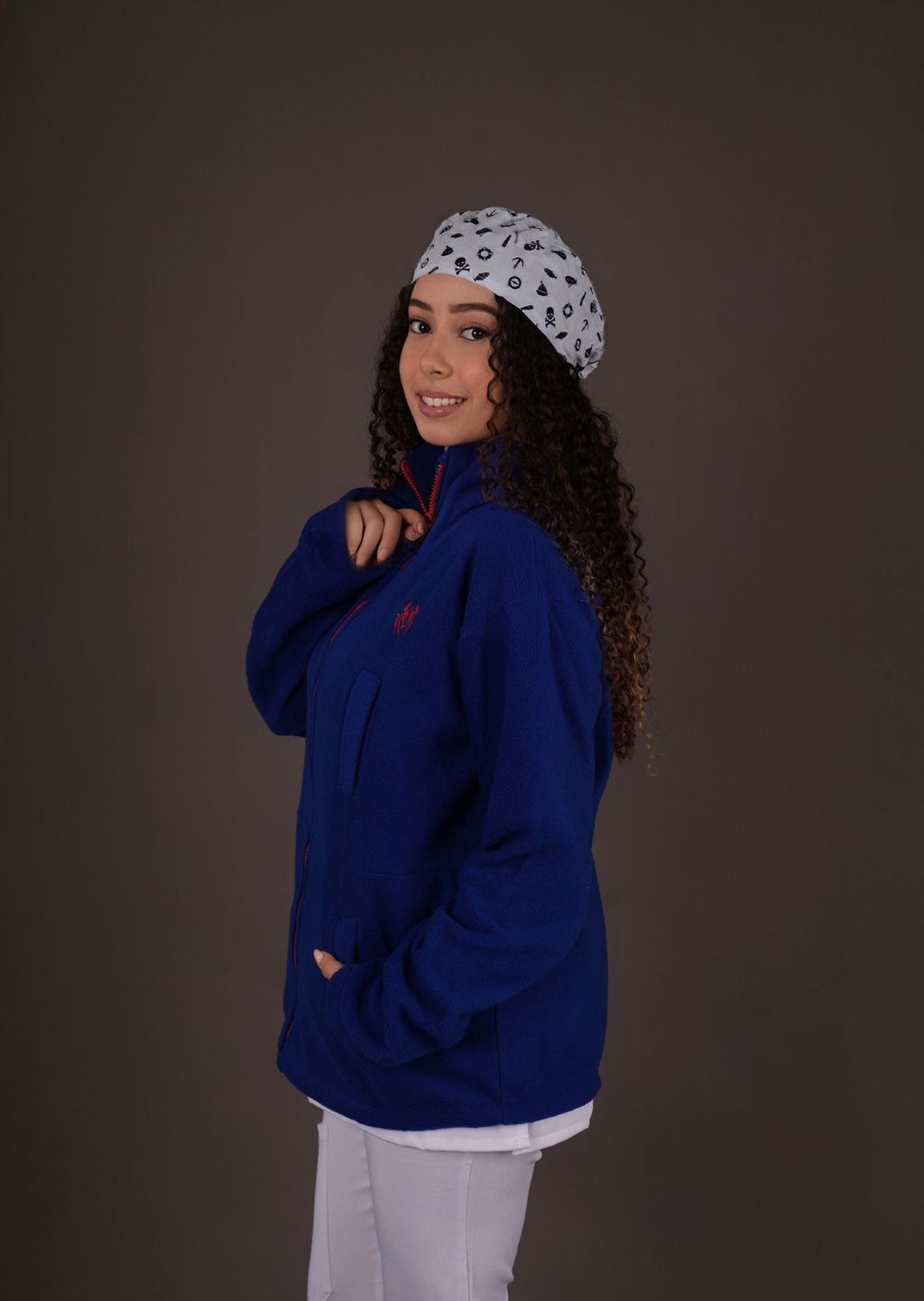 Veste POLAIRE Femme - Bleu marine