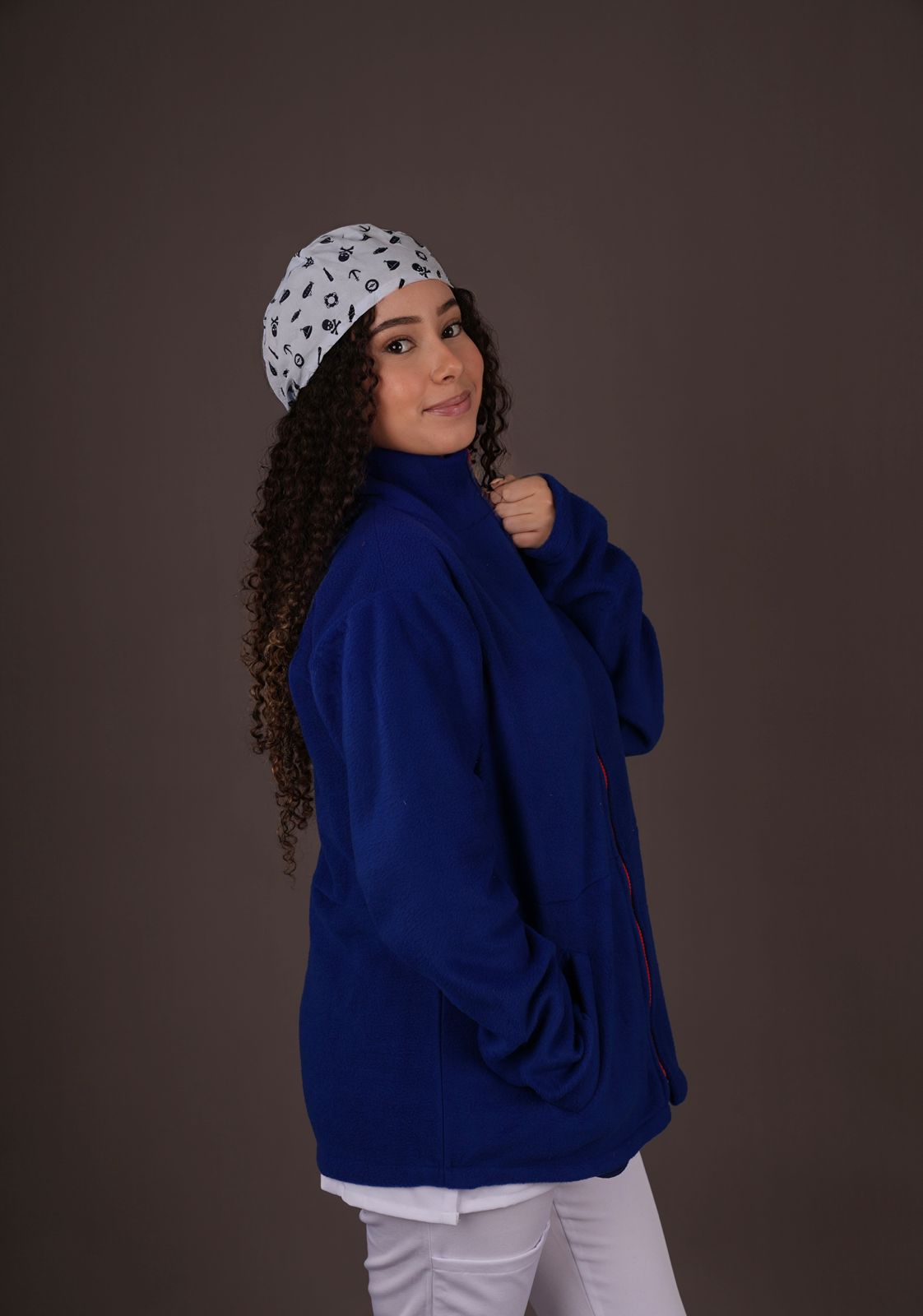 Veste POLAIRE Femme - Bleu marine