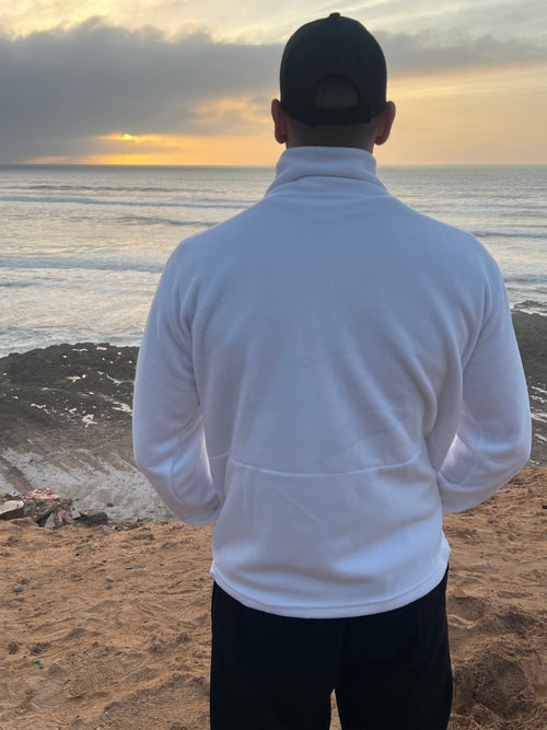 Veste POLAIRE Homme - Blanc