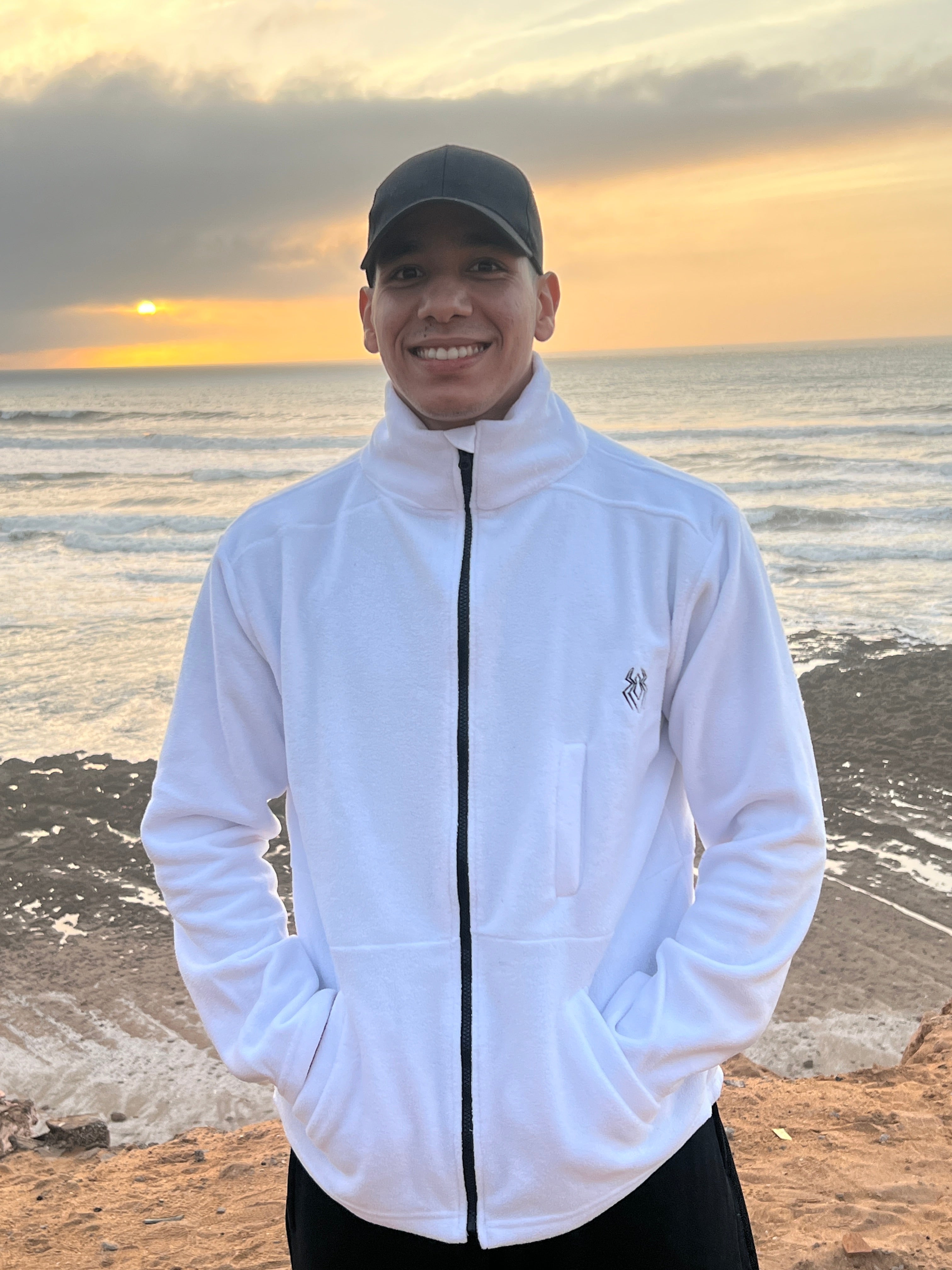 Veste POLAIRE Homme - Blanc