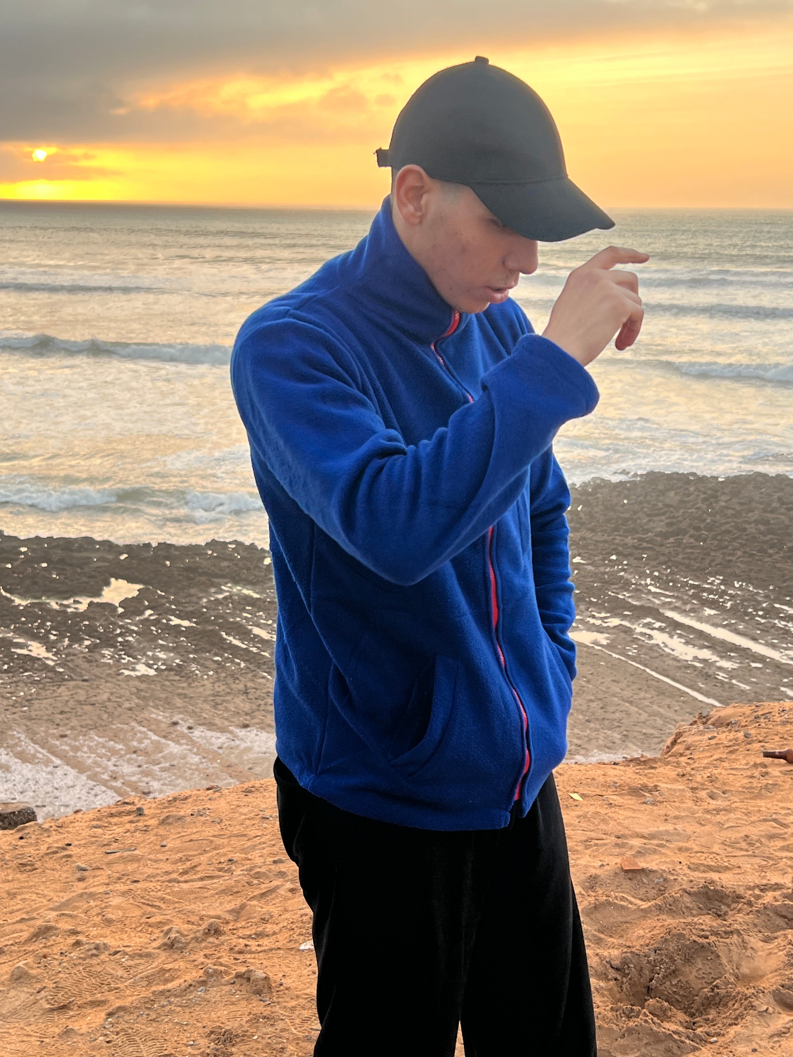 Veste POLAIRE Homme - Bleu