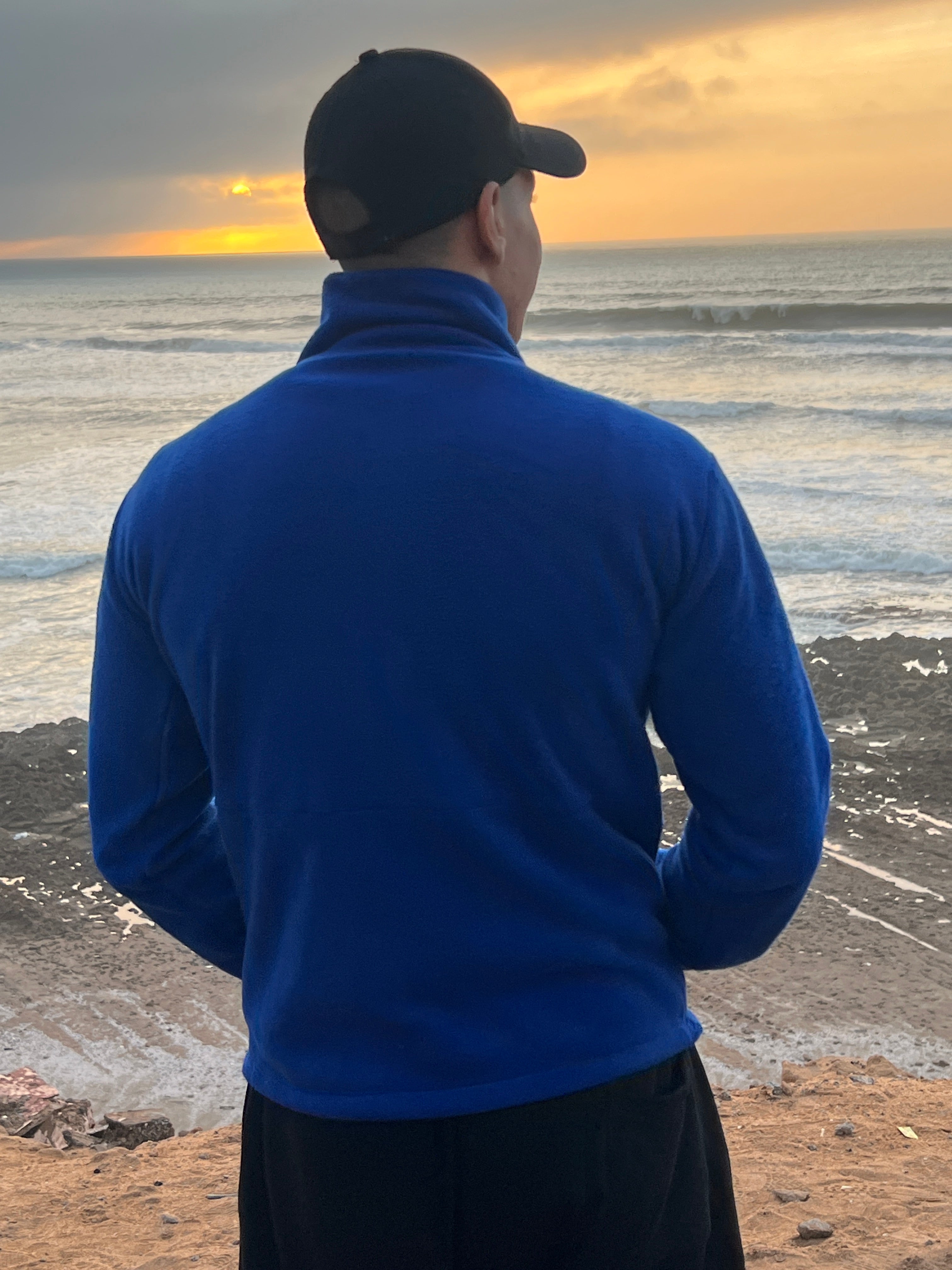 Veste POLAIRE Homme - Bleu