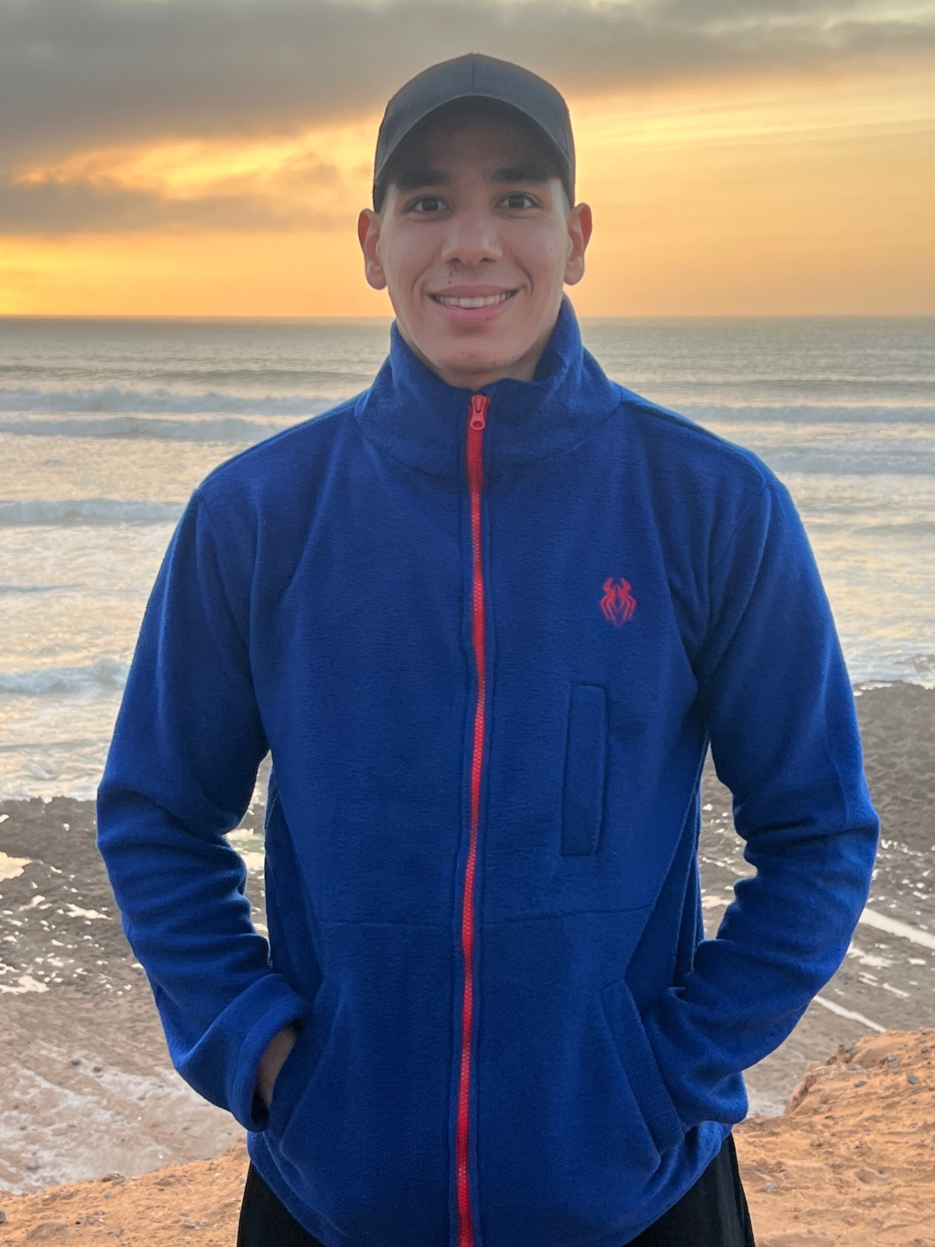 Veste POLAIRE Homme - Bleu