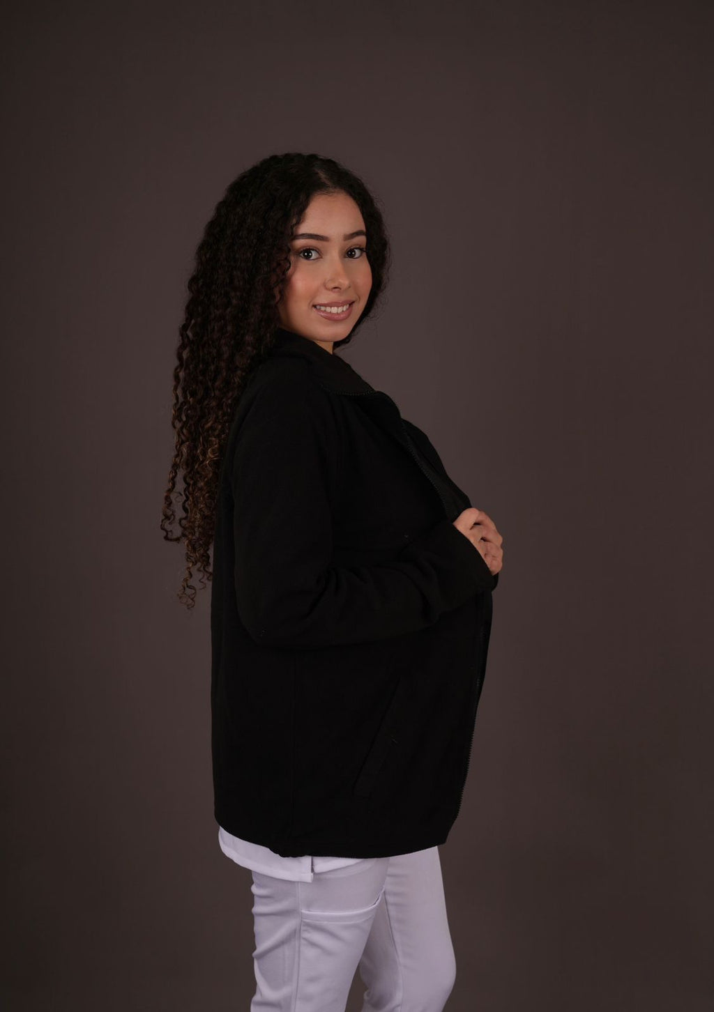 Veste POLAIRE femme - Noir