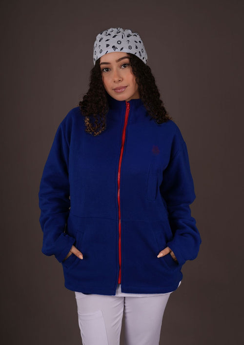 Veste POLAIRE Femme - Bleu marine