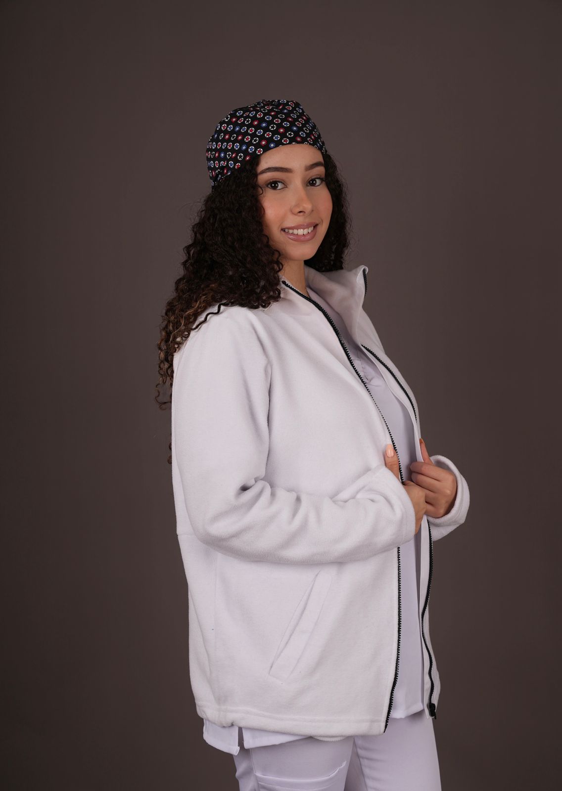 Veste POLAIRE Femme - Blanc