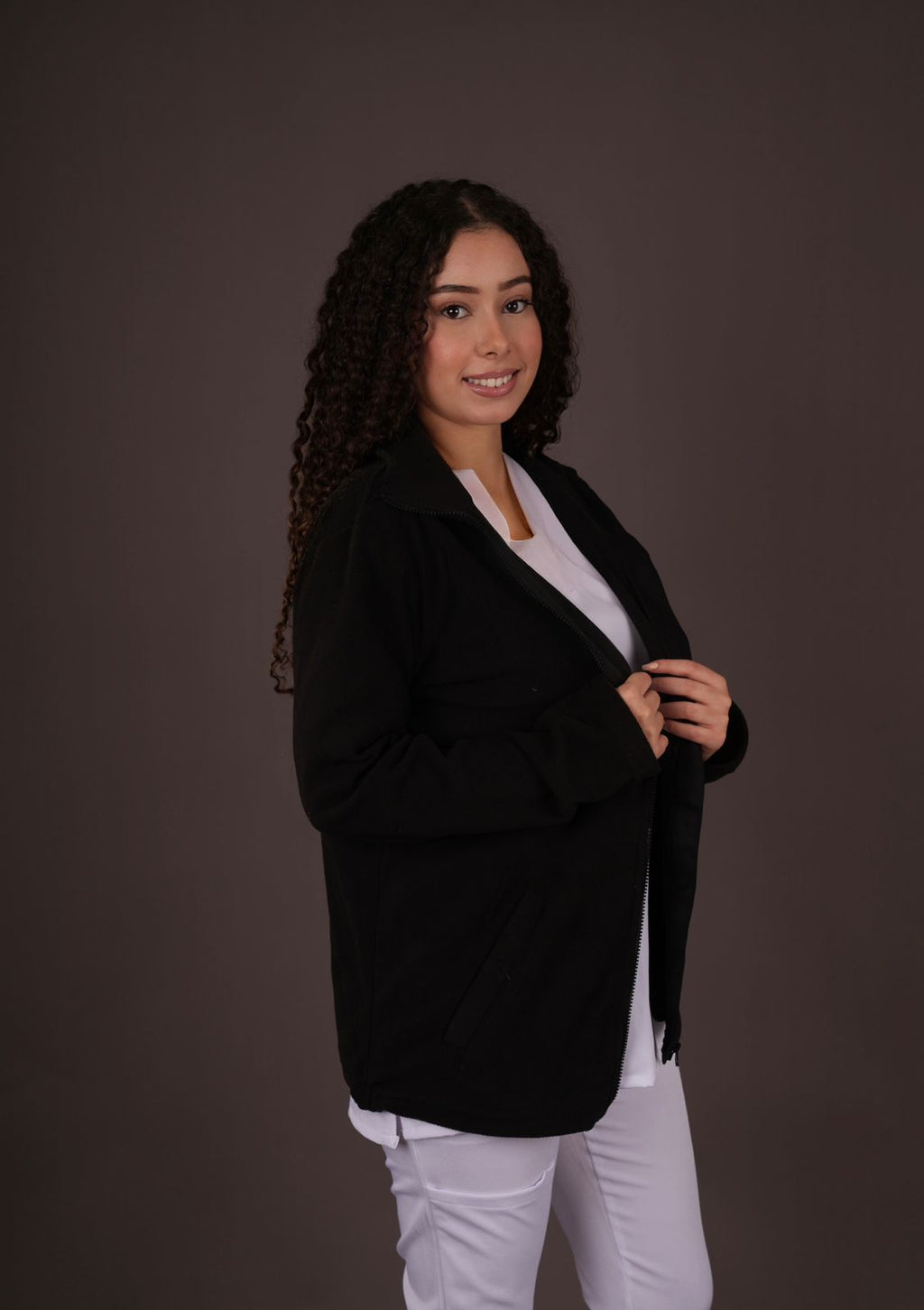 Veste POLAIRE femme - Noir